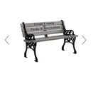 Bench for Rosary Garden