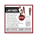 Maple Grove Crimson Lanyard