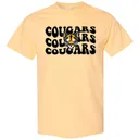 Yellow Cougars Cougars Cougars T-shirt 
