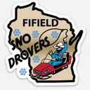 Sno Drover Sticker