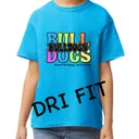 Neon Blue-Dri-fit- shirt