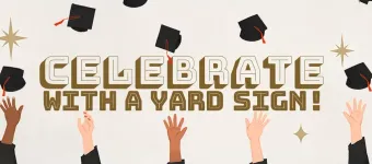 Yard Signs for Graduation banner