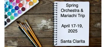 Payments for Spring Orchestra Trip banner