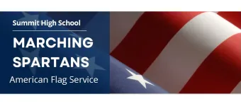 Flag Service Community Fundraiser banner