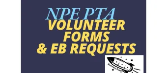 NPE PTA Executive Board & Volunteer Forms banner