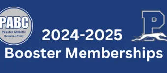 Peaster Athletic Booster Club Memberships banner