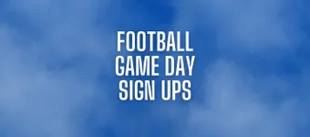 Football Volunteer Sign Up banner