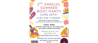 2nd Annual Summer Boat Party banner