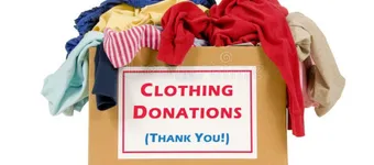 Clothing Drive - April 22-24, 2025 banner
