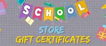 School Store Gift Certificates banner