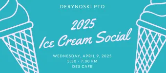 2025 DES PTO Ice Cream Social banner