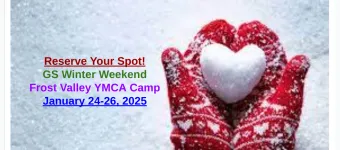 GS Winter Weekend @ Frost Valley YMCA Camp: January 24-26, 2025 banner