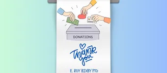 Charitable Donations to Bixby PTO banner