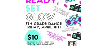 Let's Glow Bro 5th Grade Dance banner