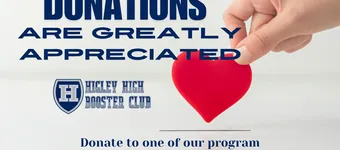 Higley High Booster Accepts Donations banner
