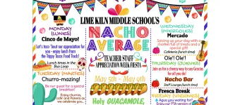 Staff Appreciation Week 2025 Fiesta banner
