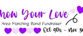 Show Your Love to the Kiski Area Marching Band banner