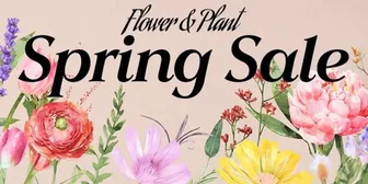 Spring Flower and Plant Sale  banner
