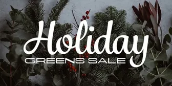 Holiday Greens Sale banner