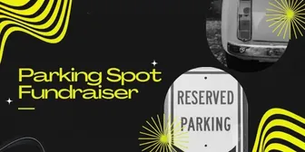 Parking Spot Fundraiser banner