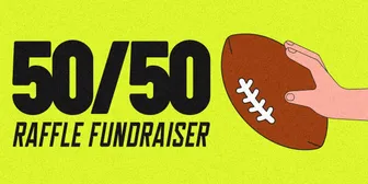50/50 Raffle Fundraiser banner
