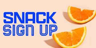 Snack Schedule Sign Up List banner