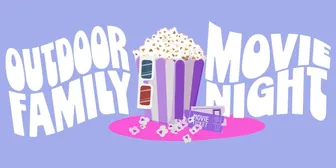 Outdoor Family Movie Night banner