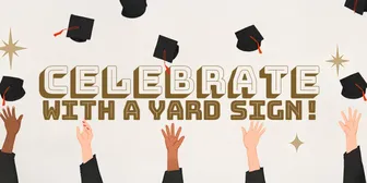 Yard Signs for Graduation banner