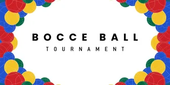 Bocce Ball Tournament banner