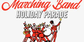 Marching Band Holiday Parade banner