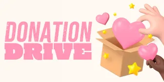  Donation Drive banner