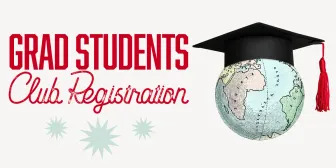 Grad Students Club Registration banner