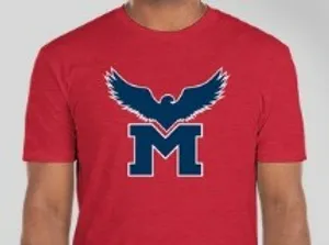 Next Level Jersey Blend T-shirt Adult Crewneck RED