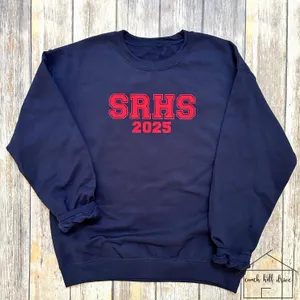 SRHS 2025 navy sweatshirt