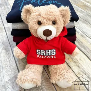 Plush bear with SRHS hoodie
