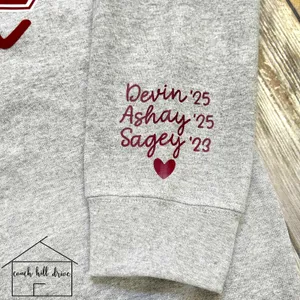 SRHS Mom 2XL sweatshirt with names on sleeve (Copy)