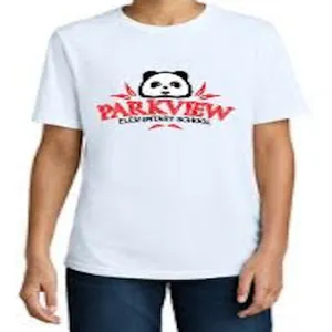 'WHITE' TEE - PARKVIEW PANDA LOGO