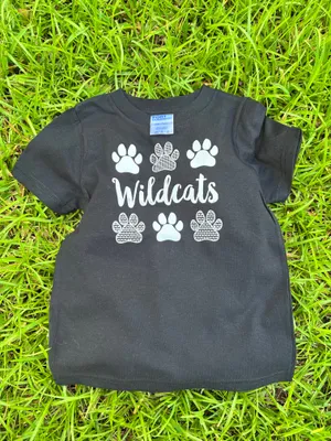 Black Paw Shirt Toddler