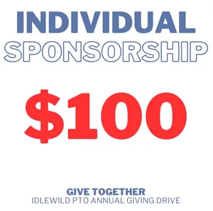 $100 Individual Sponsorship 
