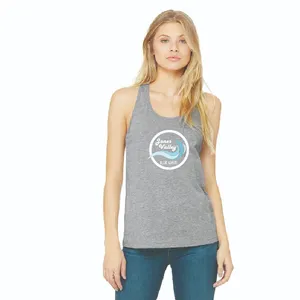 BELLA 6008 Ath Heather  Women’s Jersey Racerback Tank