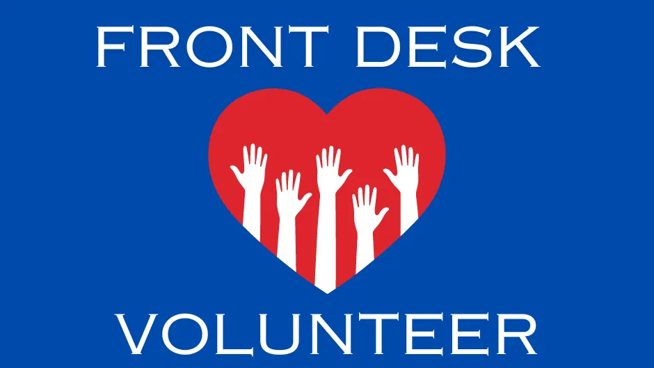 Front Desk Volunteer  banner