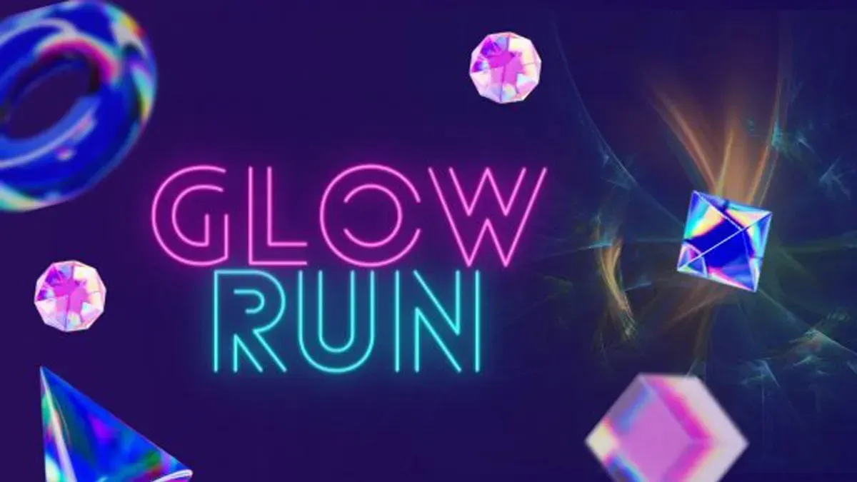Glow Run Fundraiser banner