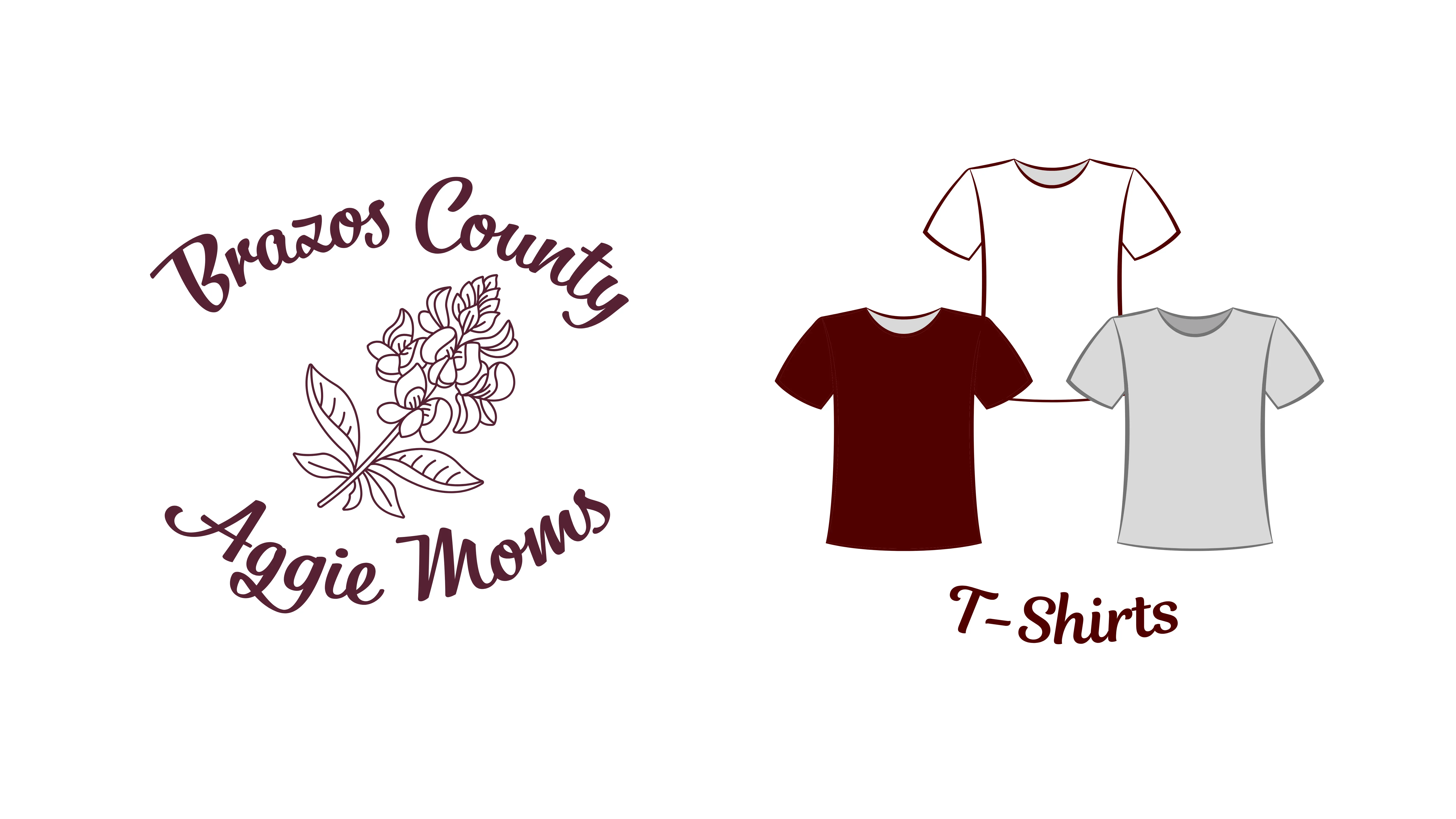 Brazos County Aggie Moms T-Shirts banner