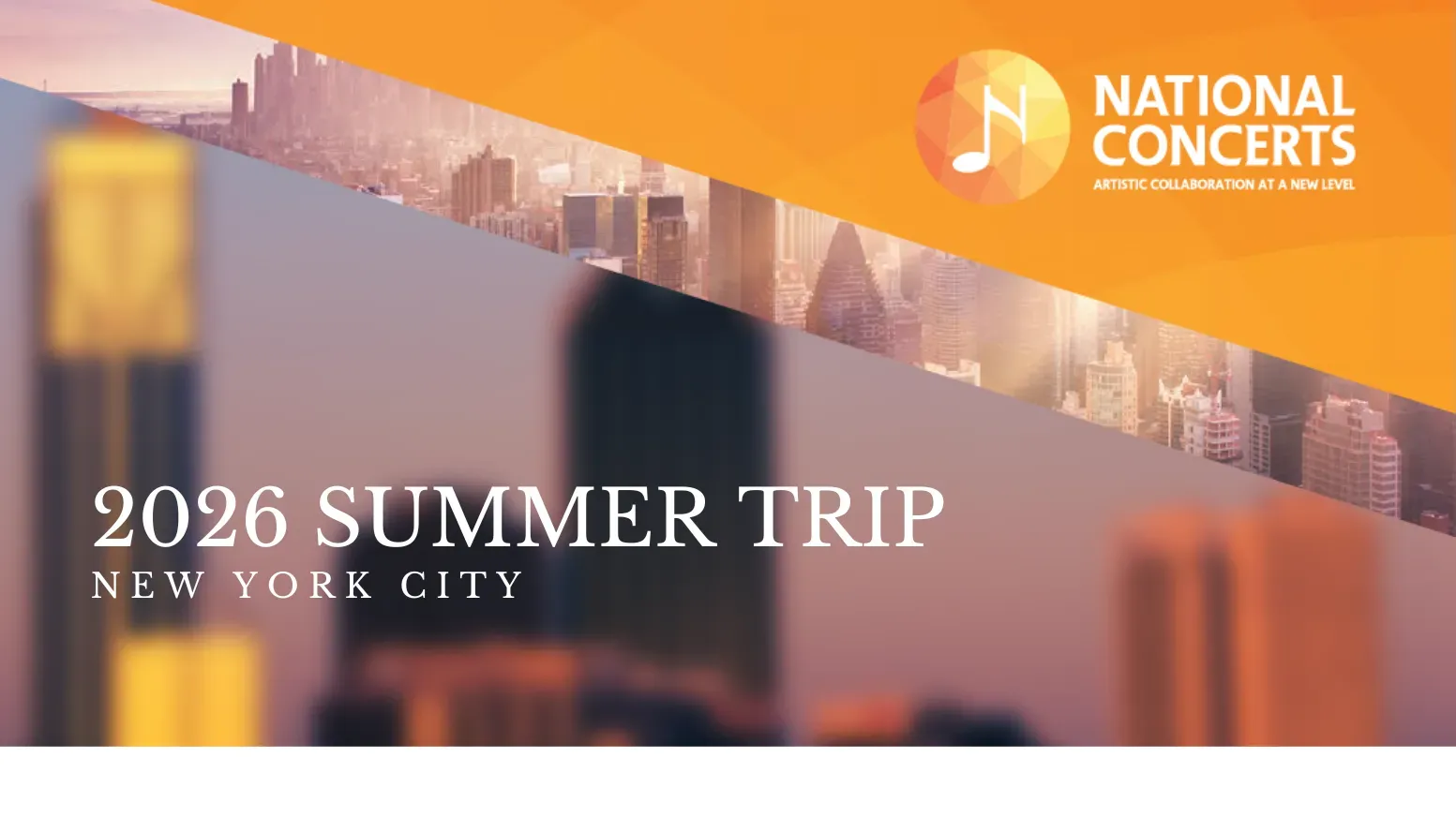 2026 New York Summer Trip banner