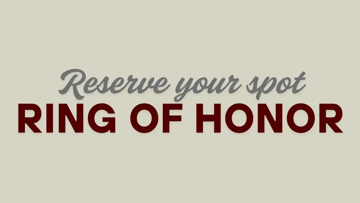 Ring of Honor: 2025-2026 banner