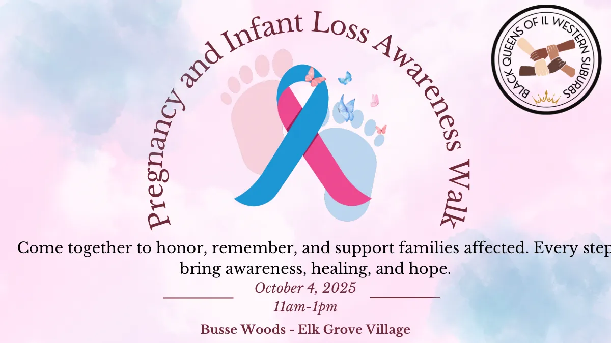 Pregnancy and Infant Loss Awareness Walk banner