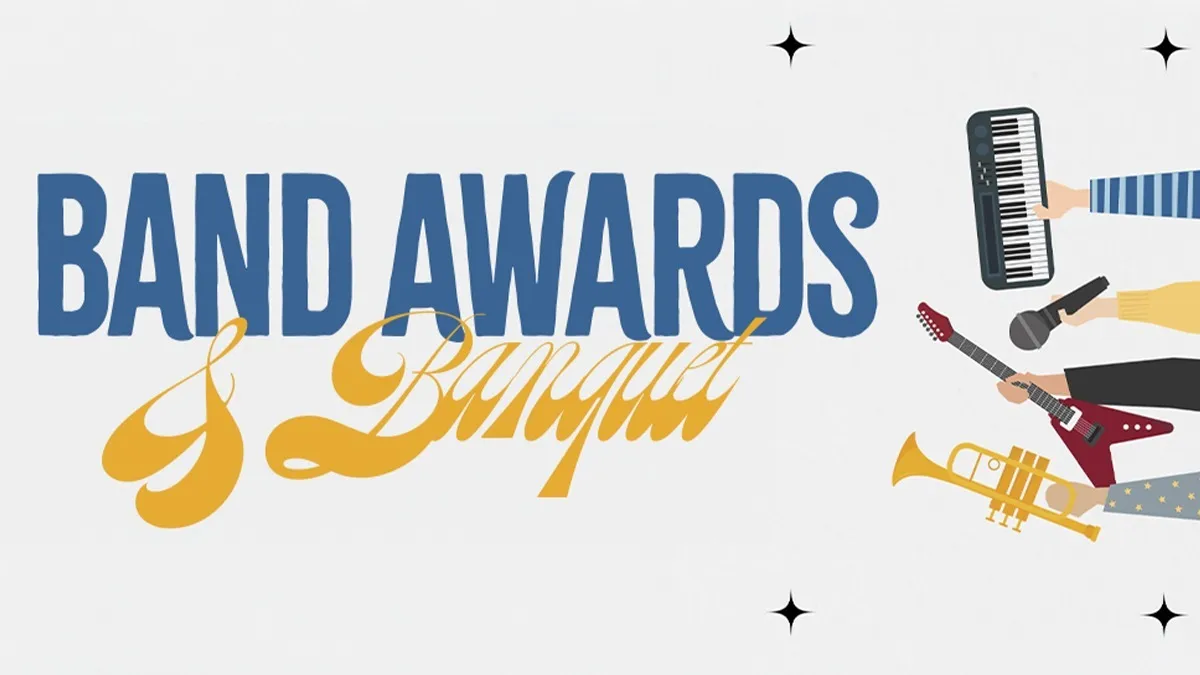 Band Awards and Banquet banner