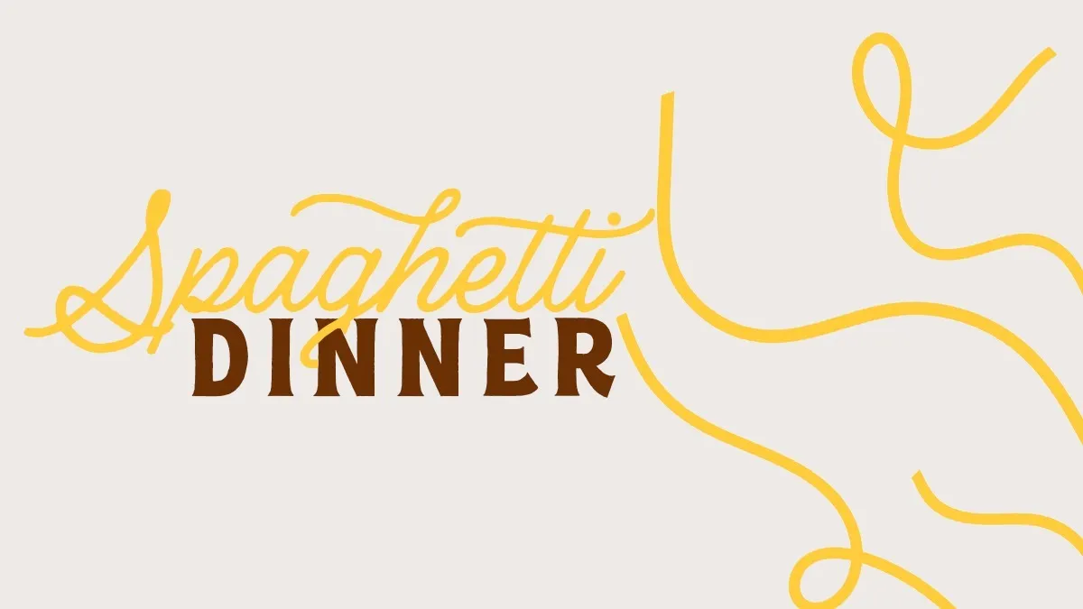 Class of 2026 Spaghetti Dinner banner