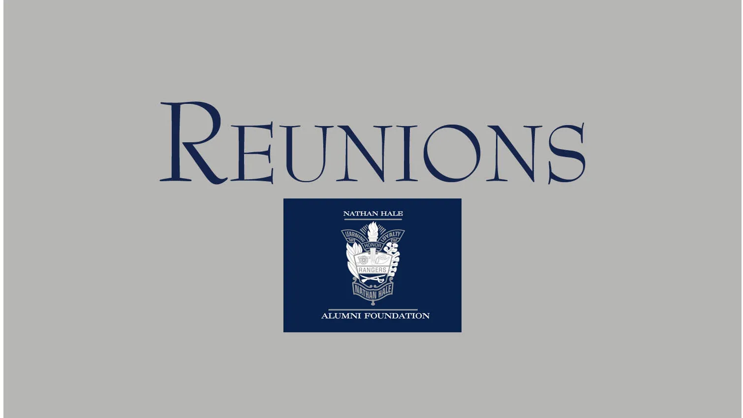 Reunions banner
