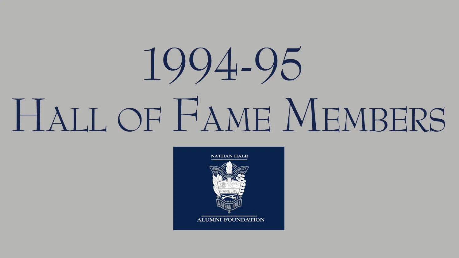 94'-95' Hall of Fame Members  banner